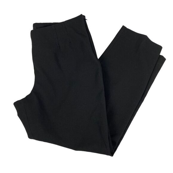 Talbots Women's Refined Bi-Stretch Straight-Leg Pants size 14P Black - Picture 3 of 7